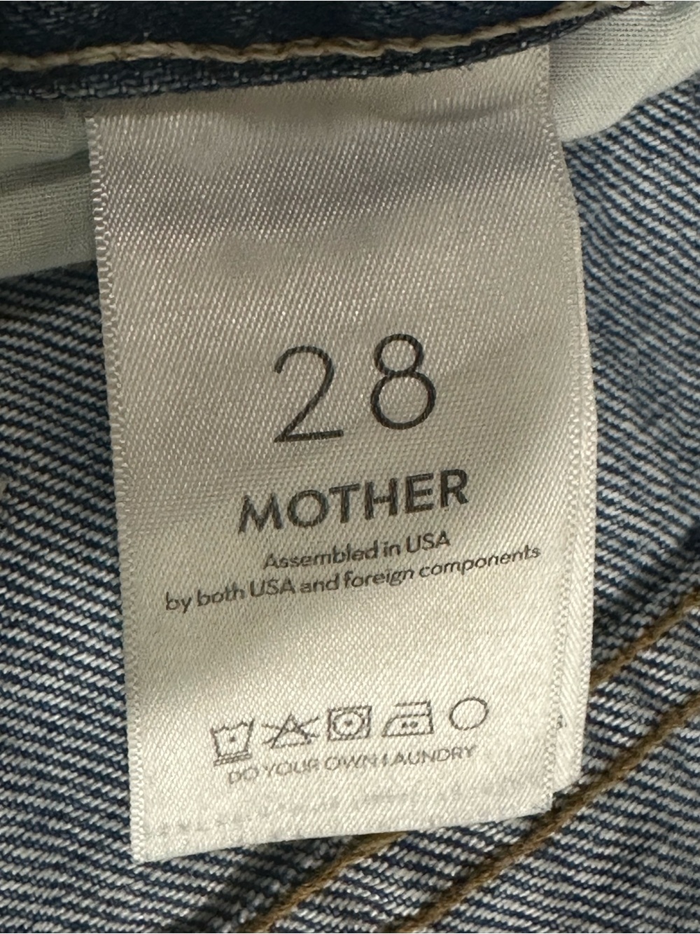 MOTHER The Lemon Twist Sneak High Waist Wide Leg Jeans size 28 - Picture 10 of 14